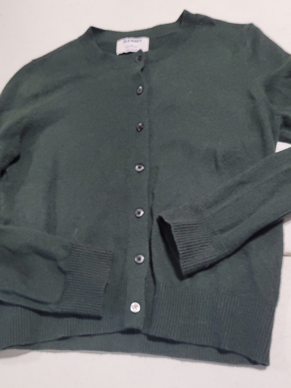 Old Navy Dark Green Button-Up Women's Cardigan